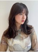 髪質改善*オリーブグレージュロング*美髪【Zina梅田】
