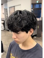 ノイセル 西本町(Noisyle)&nbsp;刈り上げない大人シャドウパーマショートウルフ