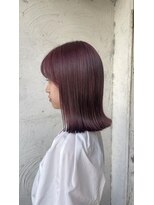 ロイジー(roijir) 表参道 roijir × ワインレッド × 髪質改善トリートメント