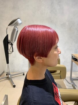 アース 高円寺店(HAIR & MAKE EARTH) アプリコットピンク♪ 〔@earth_kouhei 〕