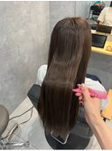 大人可愛い艶髪カラー☆グレージュ