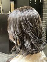 ワン ウェイブ(one wave) コントラストハイライト×グレージュ