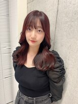 スウィープ(sweep)&nbsp;ブリーチなしでできるカシスカラー♪