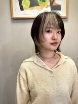 ディドゥダ(di doo dah)&nbsp;ツートンカラー×セクションカラー×ウルフ