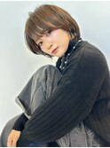 渋谷　20代30代40代大人可愛いひし形ショートボブ