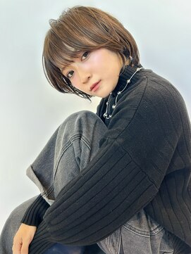 ビュー トウキョウ(VIEW TOKYO) 渋谷 20代30代40代大人可愛いひし形ショートボブ