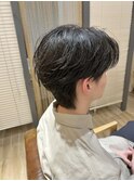 目黒/品川　スペインカールブルーブラックフェザーパーマ