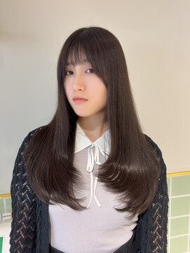 ネウィ ハウオリ 札幌駅前(newi hau'oli) レイヤーカット×酸熱トリートメント/髪質改善トリートメント