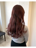 カリン ハッピーヘアライフ 長吉長原店(carin happyhairlife)&nbsp;大人可愛いくすみ赤髪カラー