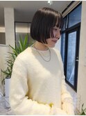 ボブ/顔まわりカット/20代