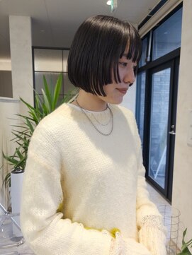 オンドバイサク(ondo by Saku) ボブ/顔まわりカット/20代