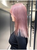 ハイトーンくびれヘア韓国ヘア顔周りレイヤー_ba547793