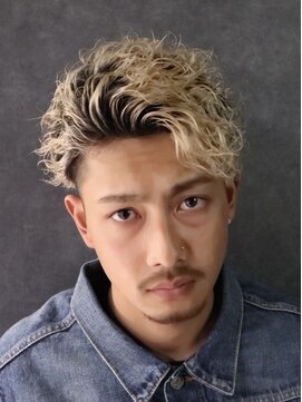 ライズ 綾瀬店(RISE) かきあげショートパーマ/スパイラルパーマ/足立区メンズサロン