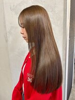 スリーバイベルベット(THREE...by velvet)&nbsp;ダブルカラー♪ブリーチなしカラー/顔周りカット/艶カラー