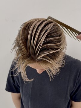 バレイヤージュ センターパート