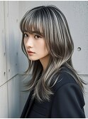 レイヤーカットショートウルフくびれボブ前下がりボブシャギー