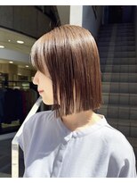 フェイス 石川町 (FACE)&nbsp;ボブ×切りっぱなしボブ×大人ボブ×オリーブカラー×横浜