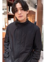 オーパスバイアンブルリュクス 池袋(Opus by ambleluxe)&nbsp;メンズカット/センターパート/ニュアンスパーマ