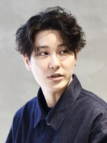 プライベートバーバー 武蔵小杉 新丸子(PRIVATE BARBER)&nbsp;ランダムパーマ×アップバング