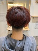 30代/20代/髪質改善/レッドカラー/刈り上げ女子/江坂/江坂駅