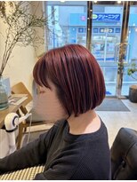 コクウ(cocu) ミニボブにアンブレラカラーでバッチリ!