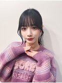 韓国風顔まわり/前髪あり/小顔カール/武田涼/渋谷/表参道