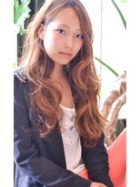 スノッブリコ(snob rico)&nbsp;【snob rico】大きめウェーブ×キャラメルベージュ