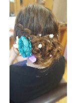 エクステンション クーチャー(Extention Cu'cha)&nbsp;ルーズ編み込み まとめスタイル