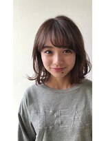 【GARDEN 田中麻由】伸ばしかけヘア☆肩下ふんわりミディ