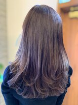 ヘアーシー(HAIR C,) ［HAIR C shoichi］マイルドグレージュセミロングレイヤー/ツヤ