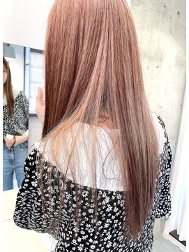 リリー(Lilley) 【Lilley 稲永麻衣】ピンクベージュ+ハイトーンカラー 天神/今泉