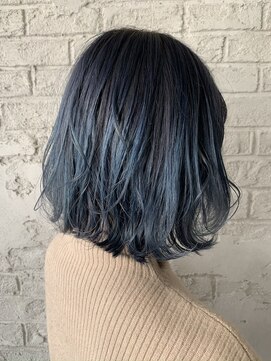 アジールヘア 所沢プロペ通り店(agir hair) ブルーカラー
