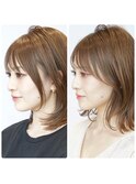 ハゲない！小顔効果抜群【サイドバング】×レイヤーカット