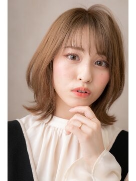 カバーヘア ブリス 川口(COVER HAIR bliss) 大人かわいい艶カラー小顔くびれ外ハネボブT2川口20代30代40代