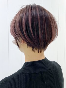 アイティーバイアルバム 藤沢店(IT by ALBUM) ハイライトショート_くびれヘアビタミンカラー_ba330491