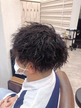 ナンバー エミライ 溝の口(N° emirai) 爽やかツーブロック無造作ツイストスパイラルパーマ