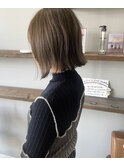 切りっぱなしボブ