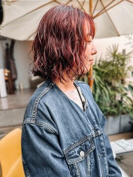 ヴヴ(Bub) nuance perm/ピンクブラウン　ニュアンスパーマ