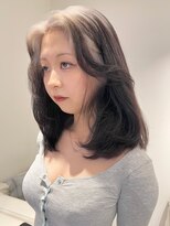 ベレーザ 渋谷(BELEZA) 8987ニュアンスカラーシルバーアッシュハイトーンカラー韓国ヘア