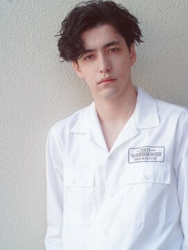 レジュアル(RESSUAL) 無造作 波巻 ニュアンスマッシュ センターパート ツイスパ