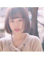 ミットバイツリー センター北(mit by tree)&nbsp;くすみピンクメルティカラーナチュラルスリークボブ