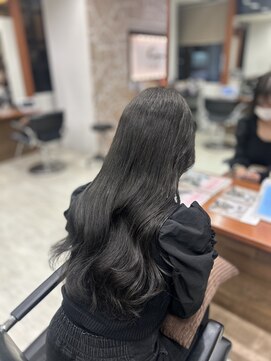 シエル 難波店(CIEL) 【アッシュグレー】#ブリーチなしダブルカラー#Kotona