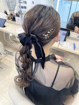 ケンジ 平塚ラスカ店(KENJE)&nbsp;結婚式へア/トレンドヘア/平塚アレンジ/お呼ばれヘア