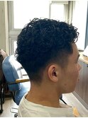メンズ強パーマ