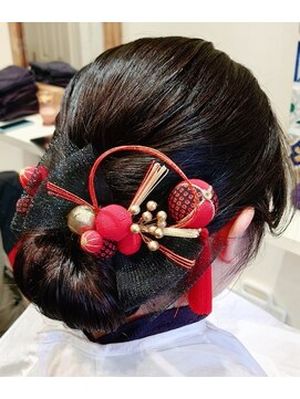 ランプヘアー(LAMP HAIR) 古風まとまり大人アップヘア！結婚式 二次会 花嫁 ドレス 着物