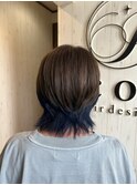 レイヤーウルフ♪インナーカラー