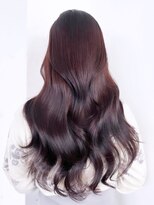 アイティー バイ アルバム 中野店(IT by ALBUM)&nbsp;ロング顔周りレイヤーくびれヘアチェリーブラウン_ba516372