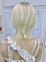 ダブルトーキョー シブヤ(W-TOKYO SHIBUYA)&nbsp;【ハイトーンウルフ】ウルフカット ハイトーン ブリーチ