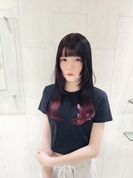 タブーセントラル(TABOO Central) 【TABOO】ハッシュカット/イヤリングカラーピンクラベンダー