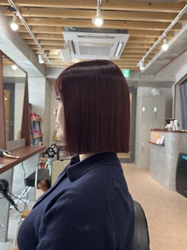 ザ デイ 本町(THE DAY) 大人のワンカラー/チョコレートベージュ/赤み消しカラー髪質改善